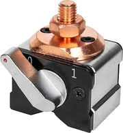 PowerBase, Grounding Magnet, 300A @ 60% Duty Cycle, 44 LBS Magnetic Force, On/Off Switch, Machined V Surface, Copper Connector Stud, GM203, Strong Hand Tools