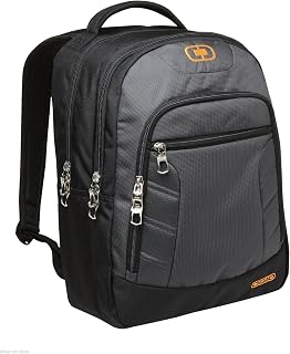 OGIO 411063-Diesel Grey/Orange 16" Computer Laptop Colton Backpack, Grey/Orange
