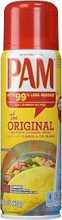 PAM No-stick Cooking Spray, Original 6 Oz (2 Pack)