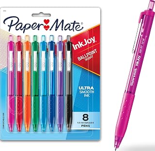 Paper Mate InkJoy 300RT Retractable Ballpoint Pens, Medium Point (1.0mm), Assorted, 8 Count