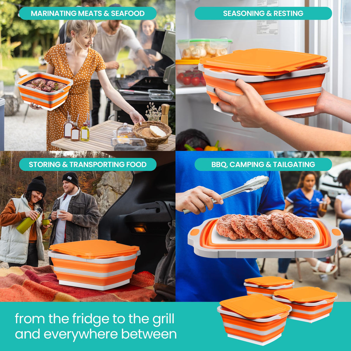 Modern Innovations Orange / 3 Bus Tubs