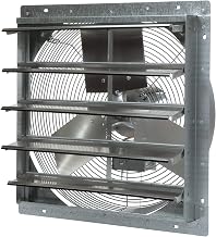 TPI Corporation CE20-DS Direct Drive Exhaust Fan – 120 Volt, 20 Inch Shuttered Industrial Fan. Workshop Ventilation Fans