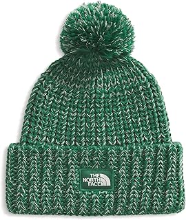 The North Face Cozy Chunky Cabin Beanie | Deep Fit, Cuffed Winter Hat for Men & Women, Removable Pom & Textured Cable Detail