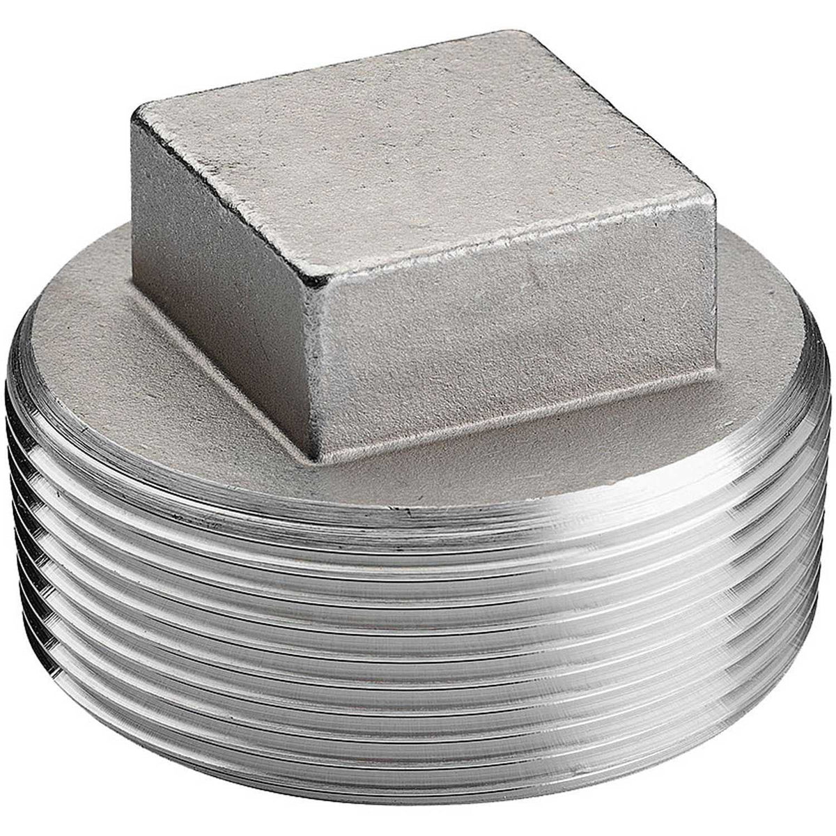 1/2" Plug by Kingdom – 0.98"L x 0.98"W x 0.98"H, Stainless Steel, Model K417-08