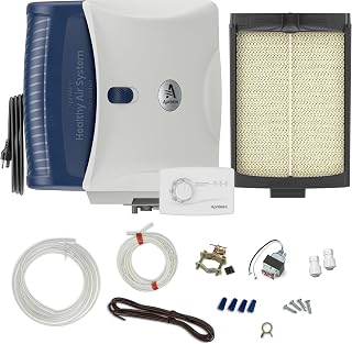 720MKZ Whole-House Fan-Powered Evaporative Humidifier – 21 GPD, Water Saving, Manual Control, Installation Kit, for up to 6,250 Sq. Ft., Part of the AprilAire Healthy Air System
