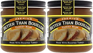 Better Than Bouillon Premium Turkey Base, Made with Roasted Turkey, 38 Servings Per Jar (8 Ounce (Pack of 2))