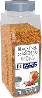 McCormick Culinary Seasoning, Blackened, Non GMO, No MSG added, For Quality Blackened Flavor in Culinary & Professional Kitchens, 23 oz