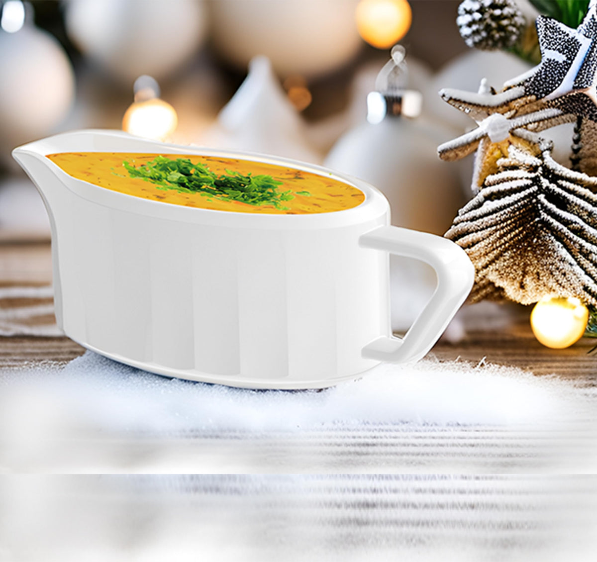 Ropto Gravy Boat, 22 Ounces, Modern Streamlined
