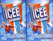 Icee BLUE RASPBERRY Singles to Go (2 Boxes) 6 Packets Each