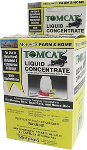 Motomco Tomcat Mouse and Rat Liquid Concentrated Bait, 1.68-Ounce, (8 Pack)