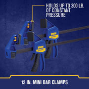 IRWIN 8 Pack / 8 Piece / Multi Bar Clamps