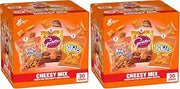 Cheesy Mix Variety Pack Snacks, Chex Mix Cheddar, Bugles Nacho Cheese, Gardetto's Aged Cheddar, 20 Ct, 28.875 oz (Pack of 2)