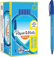 Paper Mate InkJoy 100ST Ballpoint Pens | Ultra Fine Point (0.5 mm) | Blue | 50 Count