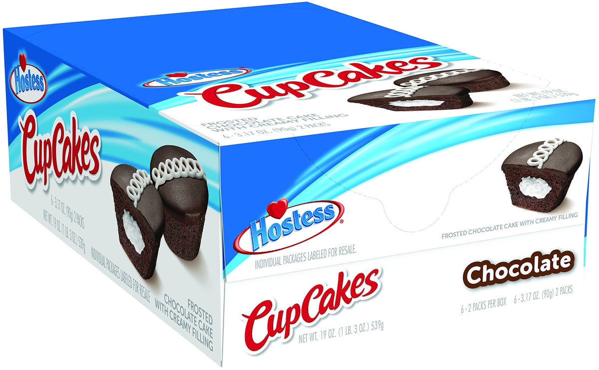 Chocolate CupCakes Single Serve by Hostess – 19.02 Ounce (Pack of 1)
