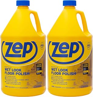 Zep Wet Look Floor Polish - 1 Gallon (Case of 2)