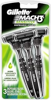 Gillette Mach3 Sensitive Disposables 3 Count