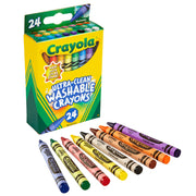 Washable Crayons by Crayola – 1 Count (Pack of 1), wax, Multicolor, Model 52-6924