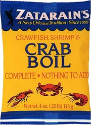 Zatarain's Crawfish, Shrimp & Crab Boil, 4 oz (Pack of 12)