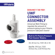 UWF Connector Assembly by Polaris – Stainless Steel, Multicolor, Model 9-100-9001