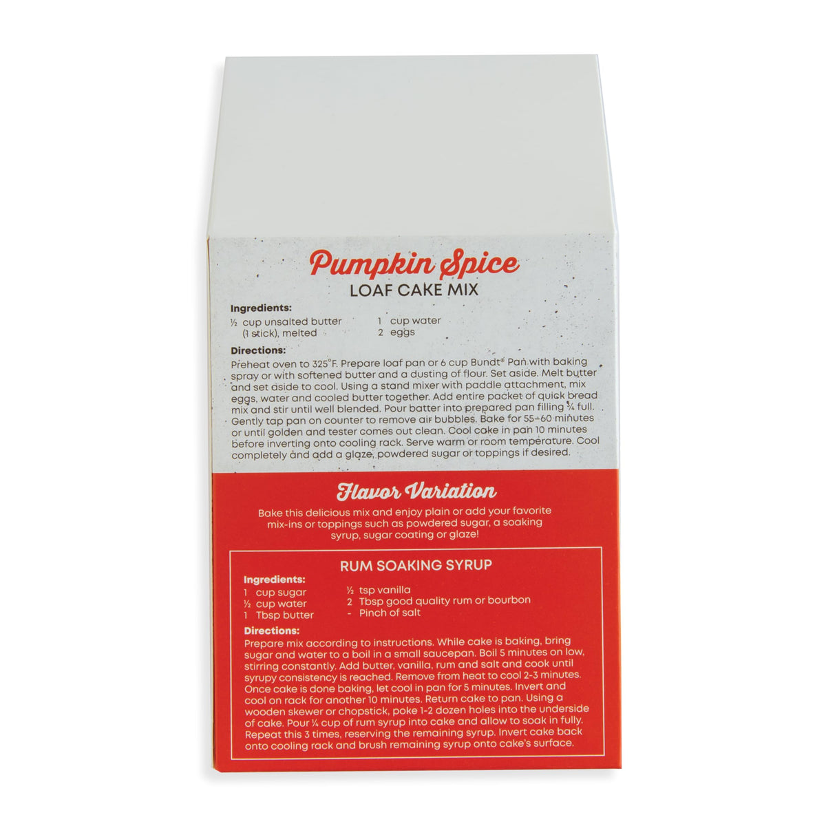Pumpkin Spice Loaf Cake Mix by Nordic Ware – 18 Ounce (Pack of 1), Spice, Brown, Model 77726