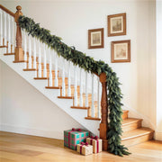 Stylisht Cedar Christmas Garland, 9FT, Green