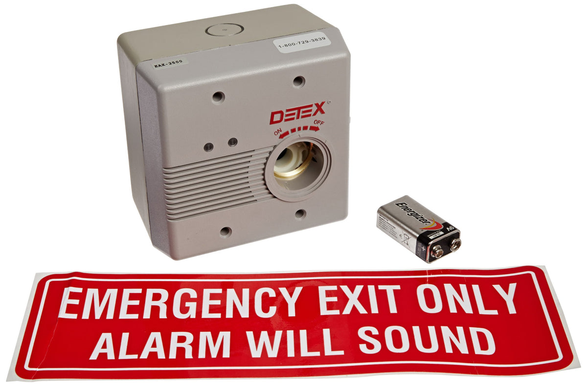 Surface Mounted AC/DC Powered Door Alarm by Detex – Model EAX2500S
