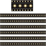 Teacher Created Resources Black Marquee Straight Border Trim, 35 Feet Per Pack, 6 Packs