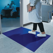 2' x 3' Clean Room Mat by Wearwell – 2-by-3-Feet, Polyethylene, Blue, Model 095.2x3BL
