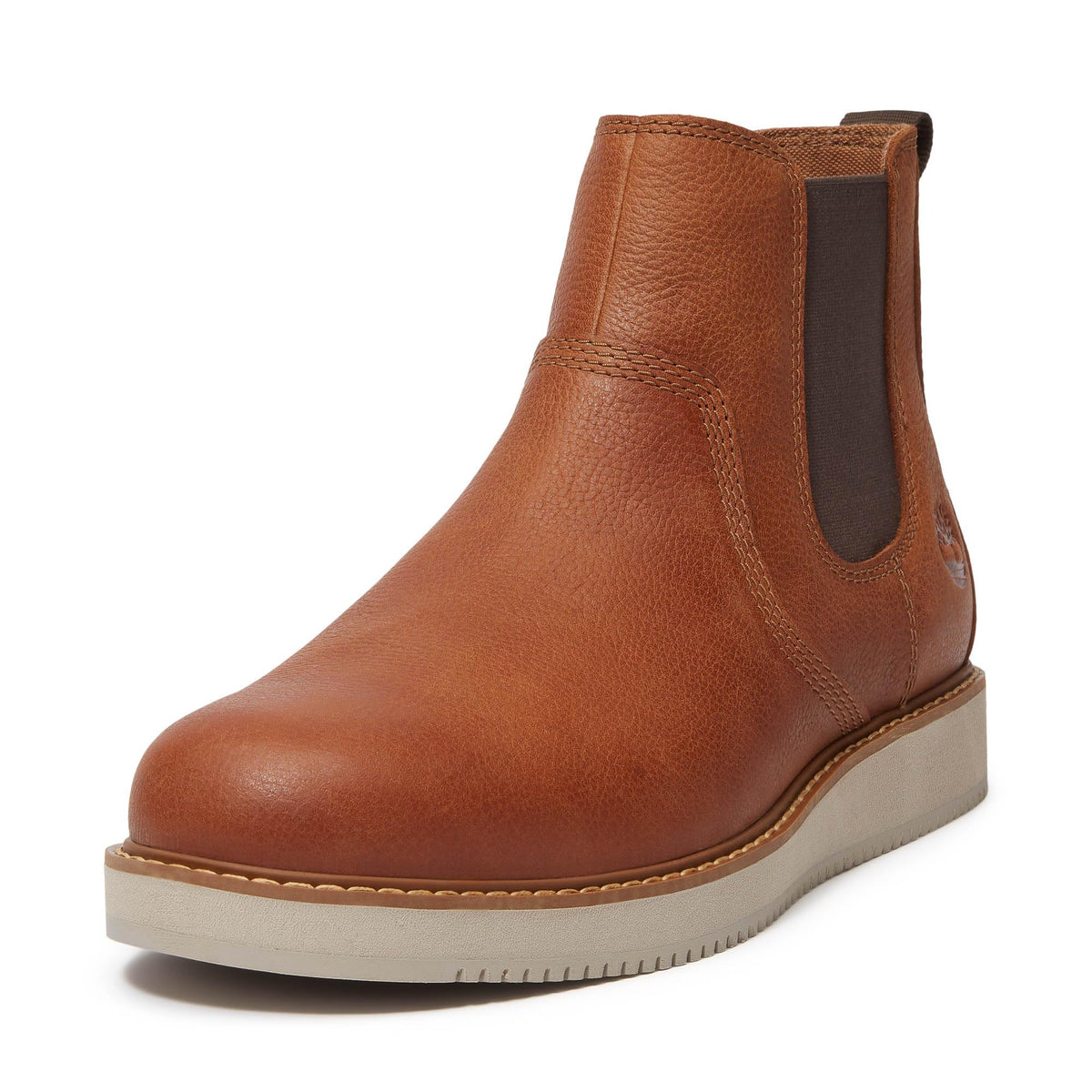 Men's Redwood Edge Essential Chelsea Boot by Timberland – 13, Leather, Medium Brown Full Grain