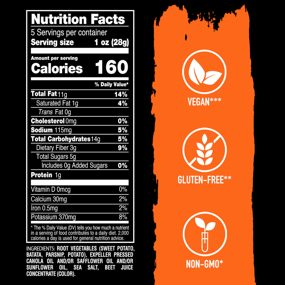 Vegetable Chips by Terra – 5 Ounce (Pack of 1), No Color, Model 00602168