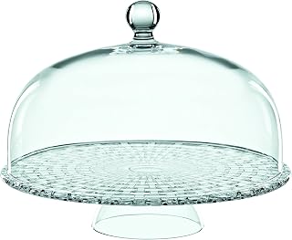Nachtmann Bossa Nova Footed Cake Plate with Dome