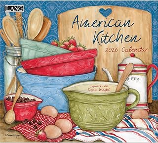 LANG AMERICAN KITCHEN 2026 Wall Calendar - Made in USA
