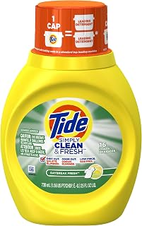 Tide Hec Simply Clean and Fresh Daybreak Liquid Laundry Detergent, 25 Ounce