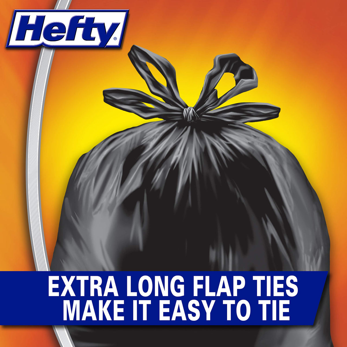 Hefty 26 Count (Pack of 1) / Black / 42 Gallon - 26 Count Trash Bags