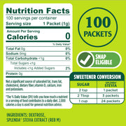 Stevia Zero Calorie Sweetener by SPLENDA – 100 Count (Pack of 2), Pack of 200, Model TL-GMLW-H1PH