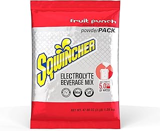 Sqwincher Powder Pack, Fruit Punch, 47.66 oz Packet (Pack of 4)