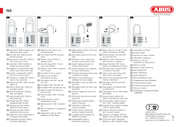 ABUS 30 mm / Black / Zahlenwalze Silber Combination Padlocks