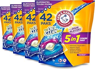 Arm & Hammer Plus Odor Blasters 5in1 42ct (4x42ct), 168 Count