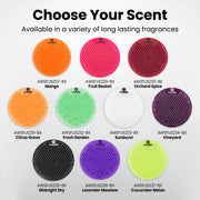 Splash Free Urinal Screen by AirWorks – 1 Count (Pack of 10), Blend, Purple Vineyard, Model AWSFUS234-BX