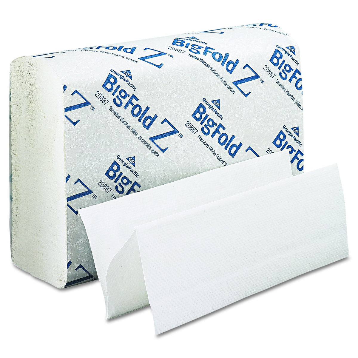 Georgia Pacific Professional BigFold Paper Towels by Georgia-Pacific – 10.40" x 10.80", Paper, White, Pack of 10, Model 20887