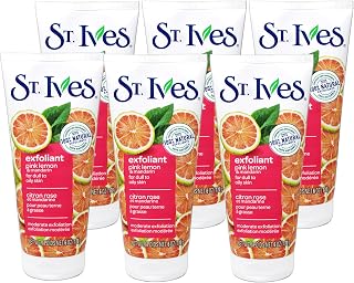 St. Ives Radiant Skin Pink Lemon and Mandarin Orange Face Scrub 6 oz (Pack of 6)