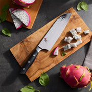 Hisho 7-inch Santoku Knife by MIYABI – 7-inch, FC61 Fine Carbide Steel, Black, Model 1034306