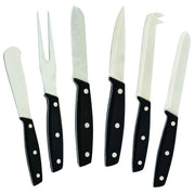 5 Piece Set Pom Cheese Knife Set by Winco – Set of 5 knives, Stainless Steel, Model KCS-6