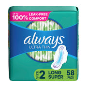 Always Size 2 / 40.0 / White Sanitary Napkins