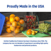 Carlisle FoodService Products 6 / Clear / 22 Quart Container Containers
