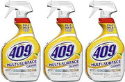 Clorox Formula 409 Multi-Surface Spray Cleaner, Lemon Scent, 22 Ounces, Pack of 3