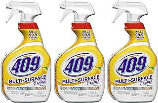 Clorox Formula 409 Multi-Surface Spray Cleaner, Lemon Scent, 22 Ounces, Pack of 3
