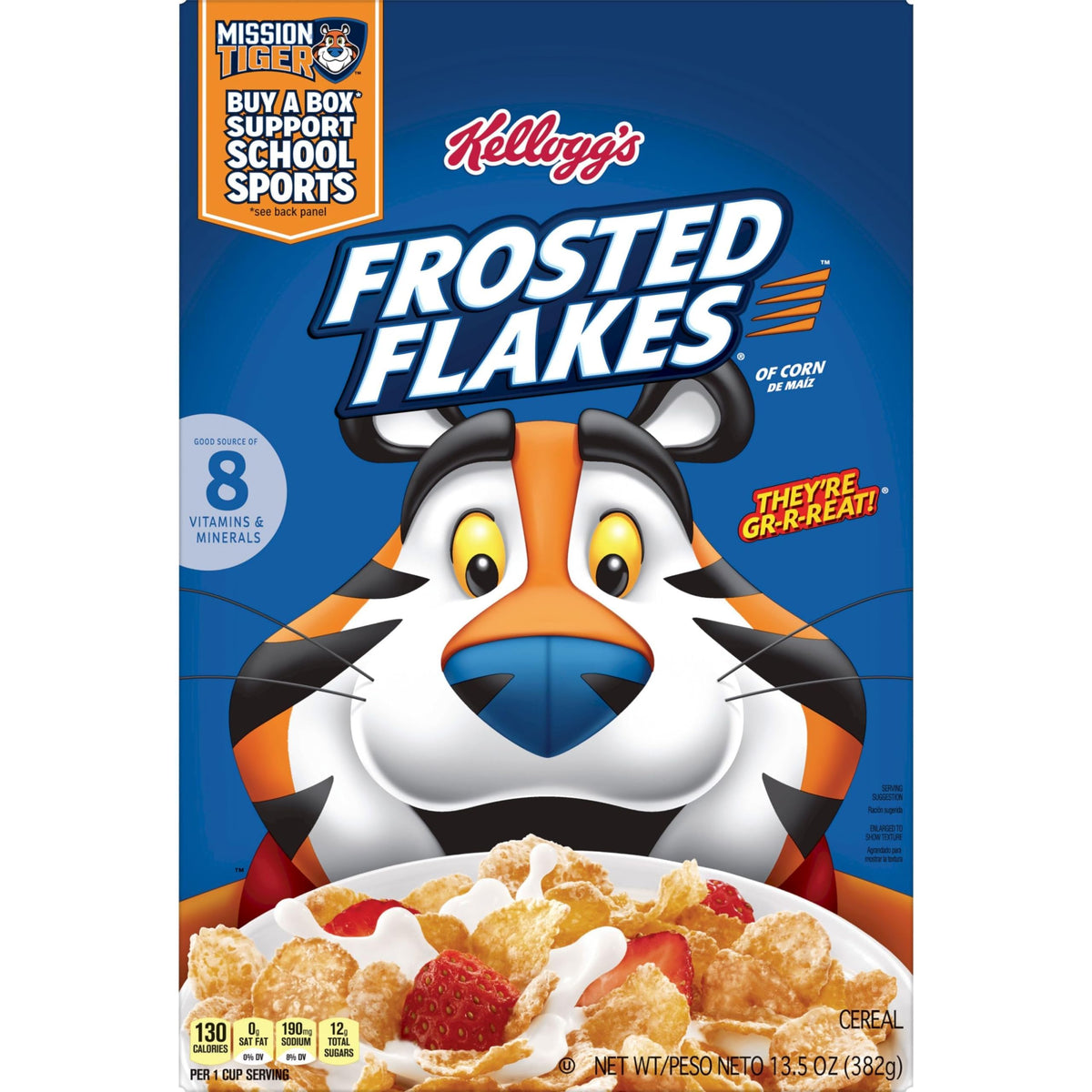 Kellogg's Frosted Flakes Frosted Flakes / 13.5 Ounce (Pack of 1) / 1 Cold Cereal