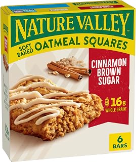 Nature Valley Cinnamon Brown Sugar Soft-Baked Oatmeal Squares, 6 ct