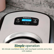1.5-Quart Ice Cream Maker and Gelato Machine by Cuisinart – 1.5 Quart, Steel, Stainless Steel, Model CZN-022